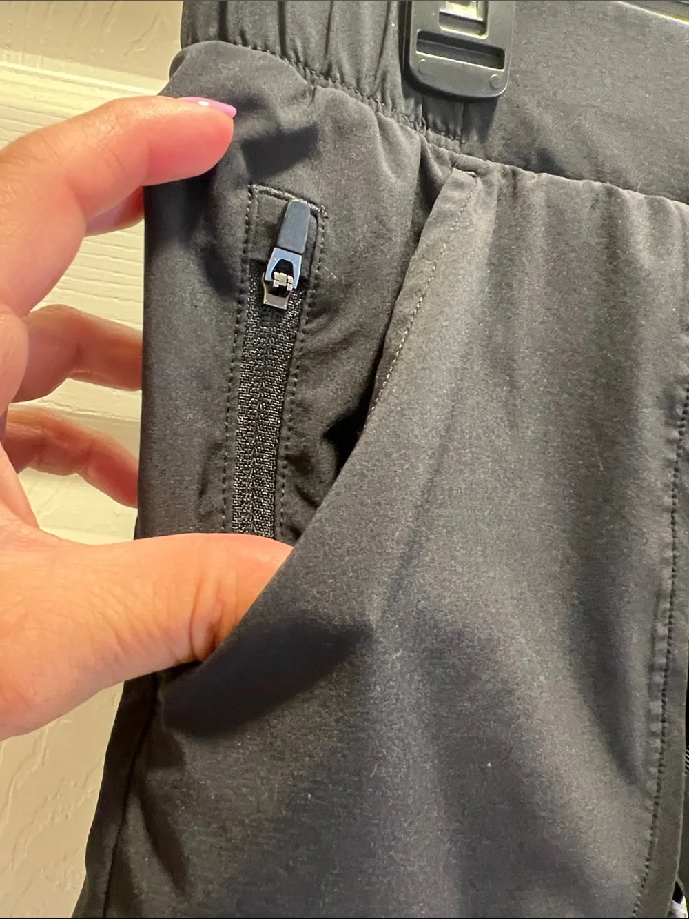 all in motion Black Athletic Drawstring Pocket Shorts